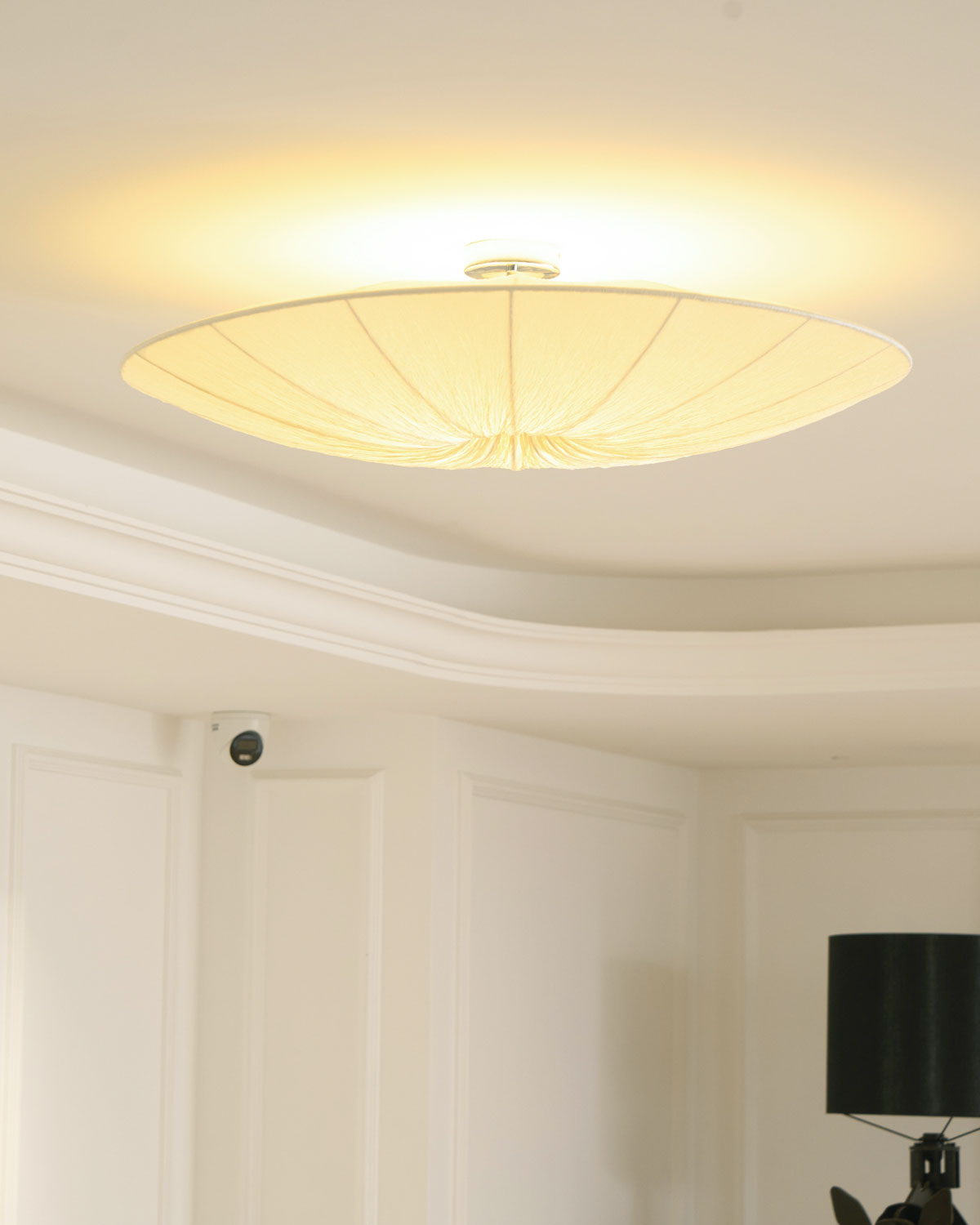 Tassel Plafondlamp Kwastjesdetail Beige Stof IJzer Warm Diffuus Licht Moderne Flush Mount Eetkamer Slaapkamer Entree