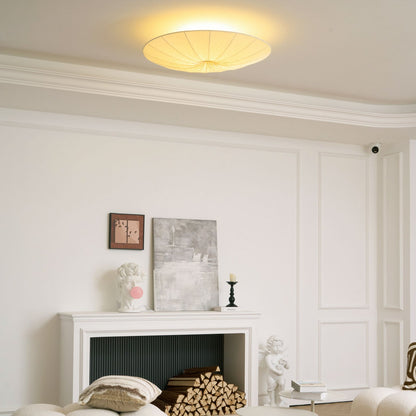Tassel Plafondlamp Kwastjesdetail Beige Stof IJzer Warm Diffuus Licht Moderne Flush Mount Eetkamer Slaapkamer Entree