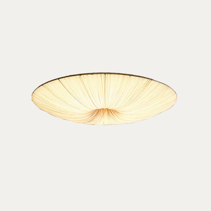 Tassel Plafondlamp Kwastjesdetail Beige Stof IJzer Warm Diffuus Licht Moderne Flush Mount Eetkamer Slaapkamer Entree