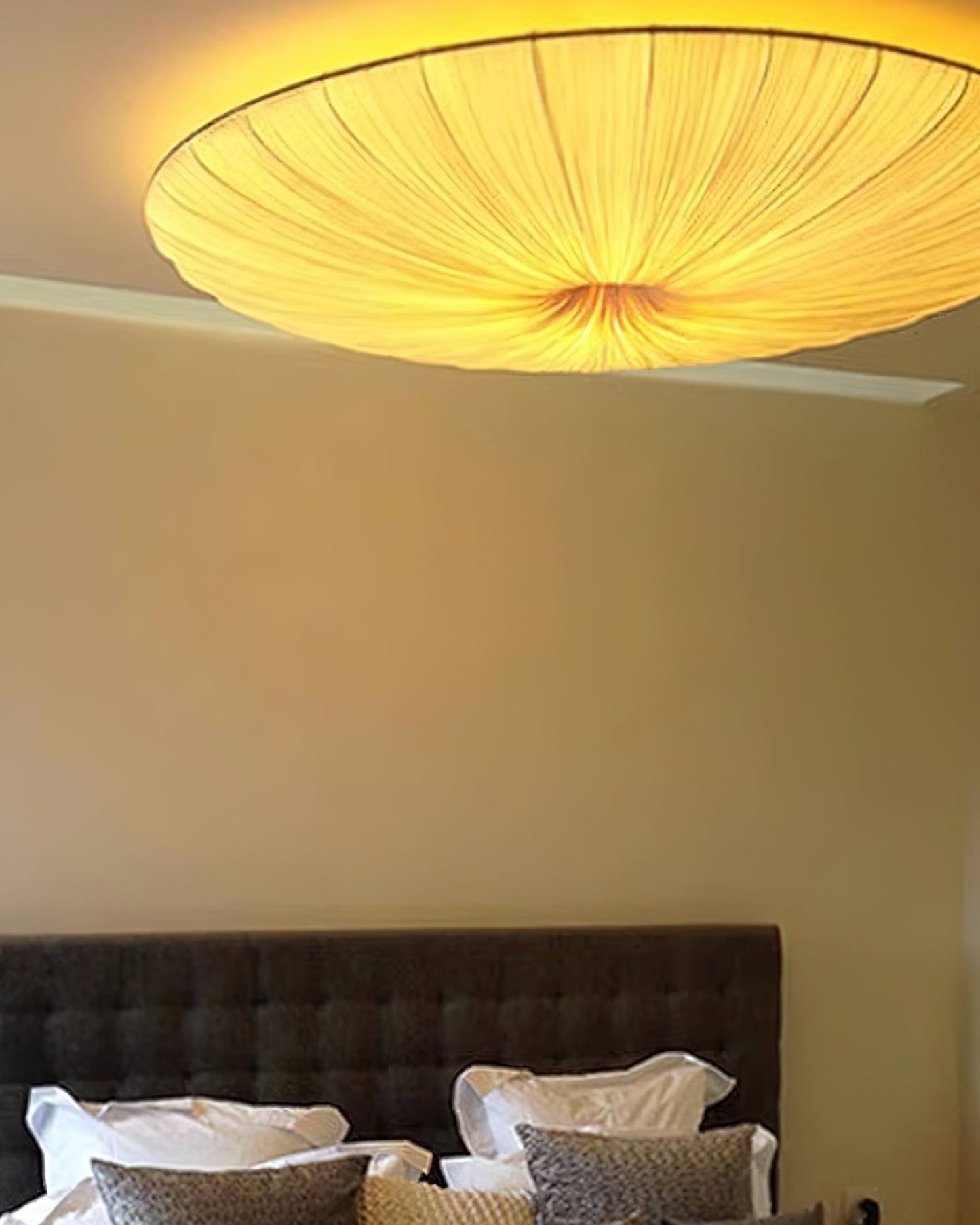 Tassel Plafondlamp Kwastjesdetail Beige Stof IJzer Warm Diffuus Licht Moderne Flush Mount Eetkamer Slaapkamer Entree