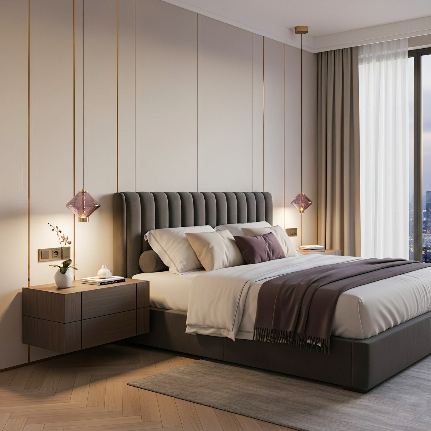 Hanglamp met Gekleurde Glazen Bol – Modern Design voor Eetkamer en Keuken