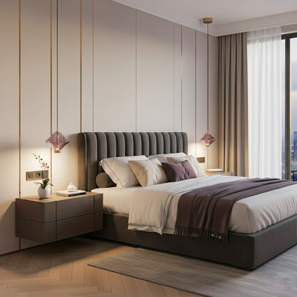 Hanglamp met Gekleurde Glazen Bol – Modern Design voor Eetkamer en Keuken