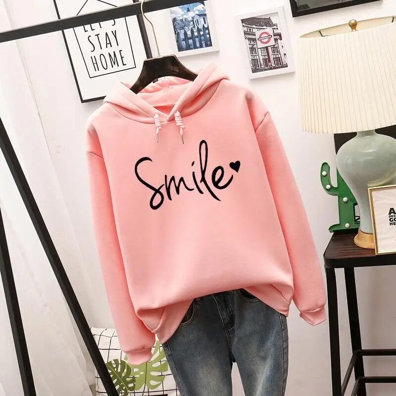 Damestrui Liefdesprint Comfortabele Hoodie voor Vrouw