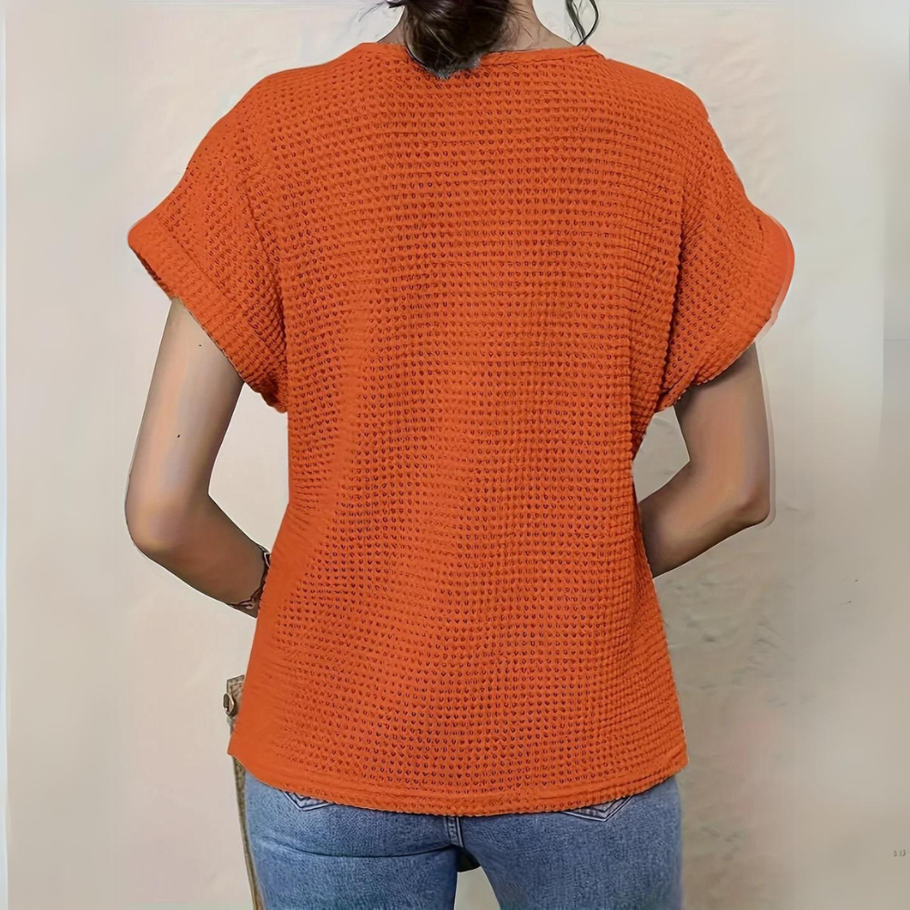 Elisa Top Pizzo Elegante Kort Model