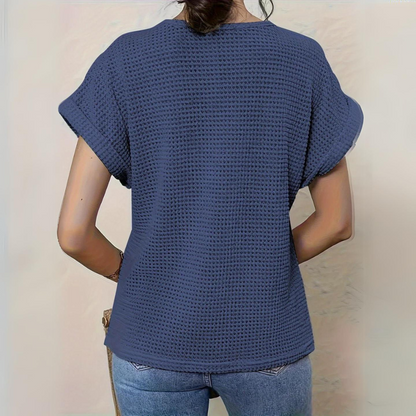 Elisa Top Pizzo Elegante Kort Model