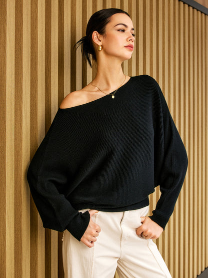 Imani Dames Trui Asymmetrisch Comfy Design - StudioMarella
