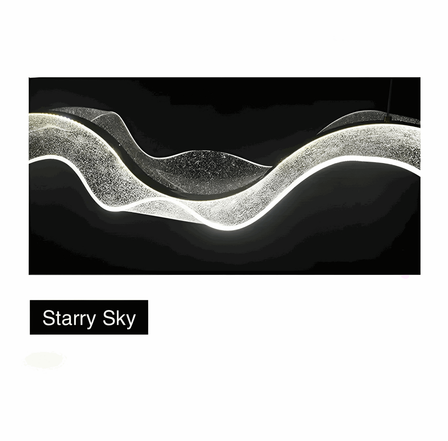 Sculpturale Led Hanglamp Met Handgemaakte Acrylstructuur En Dimbare Verlichting