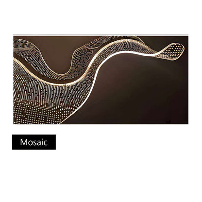 Sculpturale Led Hanglamp Met Handgemaakte Acrylstructuur En Dimbare Verlichting