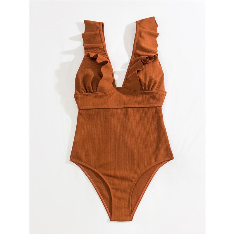Boho Bikini met Ruches en Open Rug voor Zomer