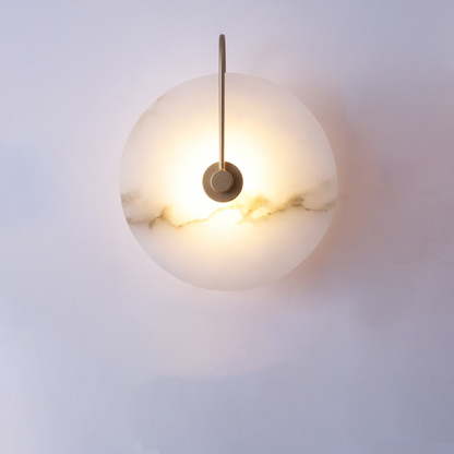 Moderne Marmeren Wandlamp met LED-verlichting – Stijlvolle Binnenverlichting voor Hal & Woonkamer