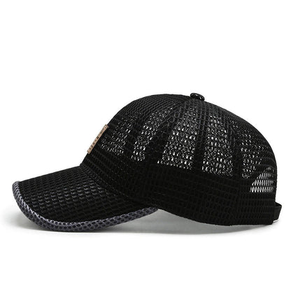 Luchtige Zomer Pet Mesh Verstelbaar Snapback Sportcap met Ademend Gaas