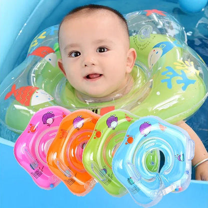 Baby Nekring Zwemhulp voor Zwemles vanaf 1 Maand – Veilig Babyzwemmen met Opblaasbare Nekdrijver