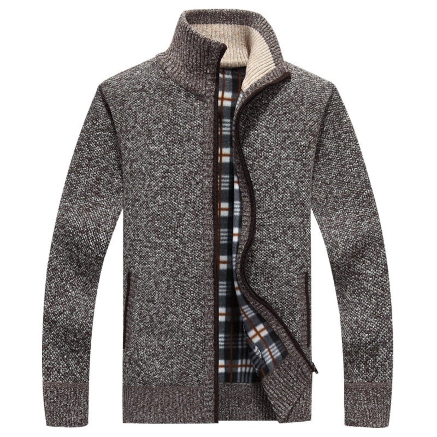 Heren Vest Casual met Kraag en Zijzakken