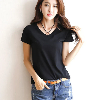Vrouwen T-shirt Katoen Zomer Chic