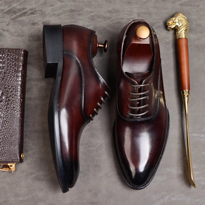 Elegante Lederen Schoenen voor Mannen
