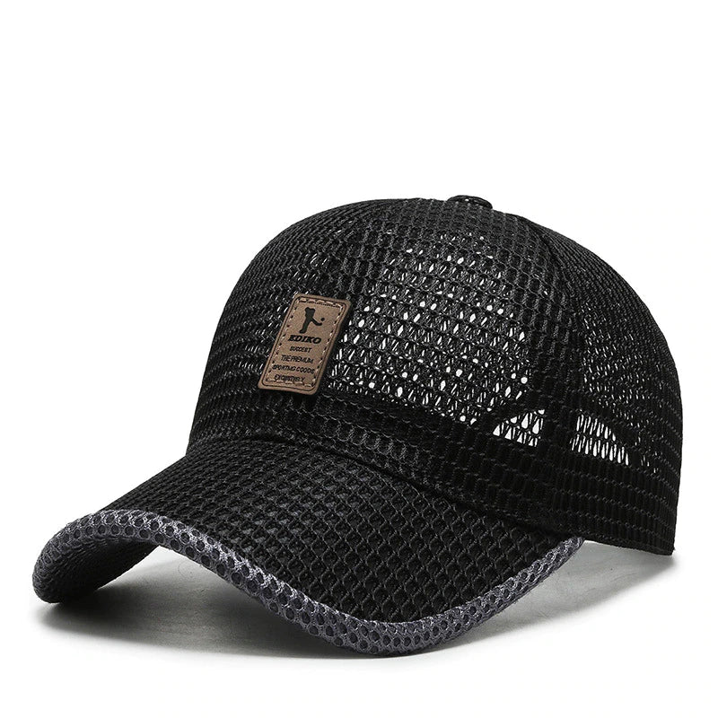 Luchtige Zomer Pet Mesh Verstelbaar Snapback Sportcap met Ademend Gaas