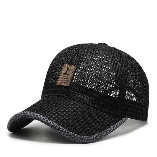 Luchtige Zomer Pet Mesh Verstelbaar Snapback Sportcap met Ademend Gaas