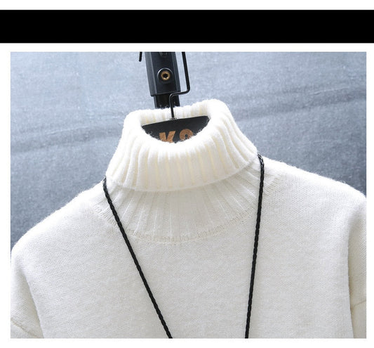 Mannen Trui Turtleneck Warm Modern Dik Breiwerk - StudioMarella