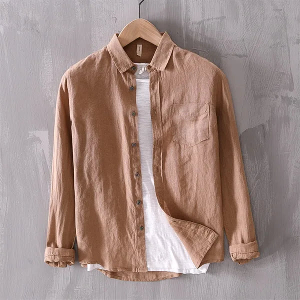 Elegante Heren Overhemd Rocco Stijl