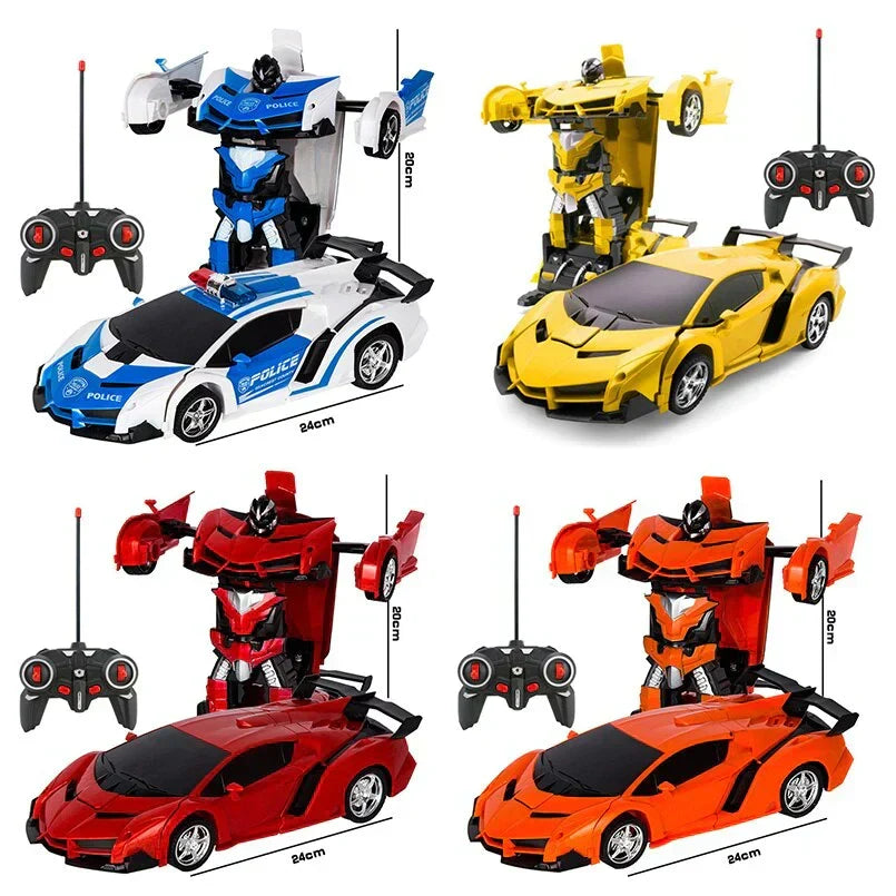 RC Transformerende Auto – Speelgoedauto en Robot in Één met Afstandsbediening