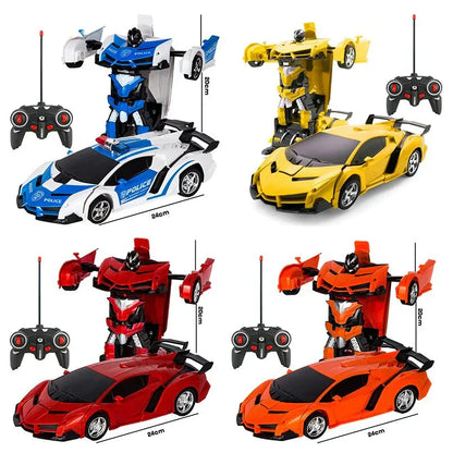 RC Transformerende Auto – Speelgoedauto en Robot in Één met Afstandsbediening
