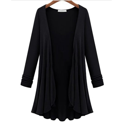 Dames Vest Lang Elegante Jurkmodel met Rijke Details