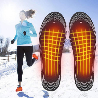 Verwarmbare Inlegzolen Oplaadbaar met USB en Verstelbare Temperatuur voor Warme Voeten tijdens Wintersport Wandelen Skiën en Dagelijks Gebruik