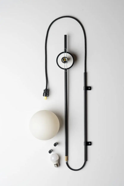 Scandinavische Wandlamp Wandsconce met Plug-in Aansluiting