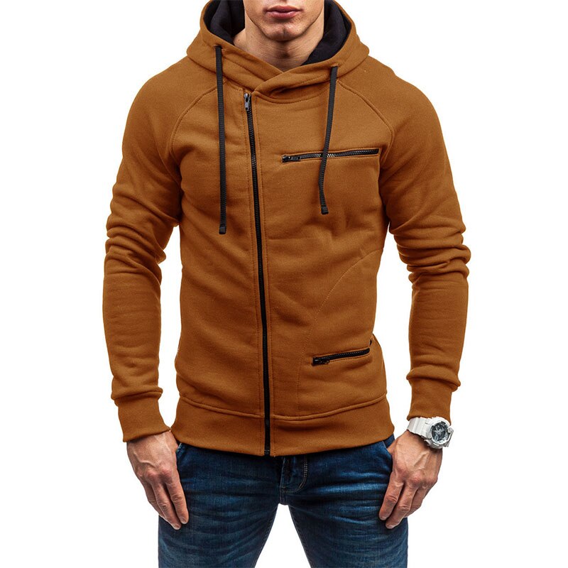 Heren Hoody Zipper Comfortabel en Stoer wordt Heren Hoody Comfortabel met Zipper