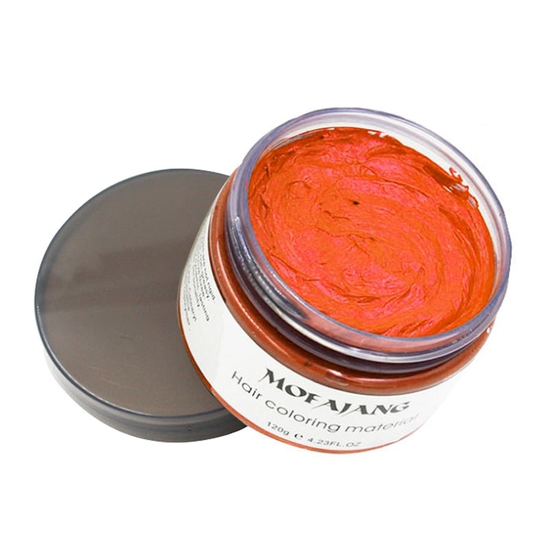 Styling Haarwas – Tijdelijke Kleur Styling Wax voor Natuurlijke Haarverf