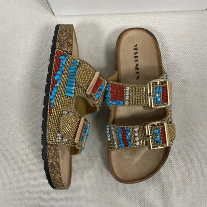 Dames Sandalen Retro Stijl Comfortabel