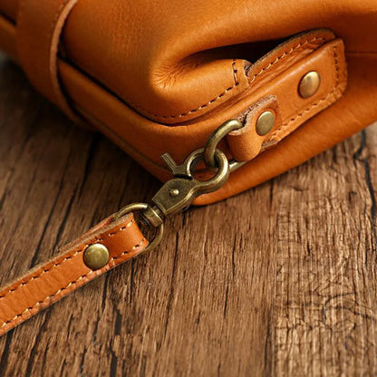 Handgemaakte Retro Schoudertas Leer Vintage Crossbody Dames Handtas Bohemian Stijl Draagtas Everyday