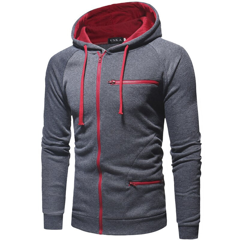 Heren Hoody Zipper Comfortabel en Stoer wordt Heren Hoody Comfortabel met Zipper
