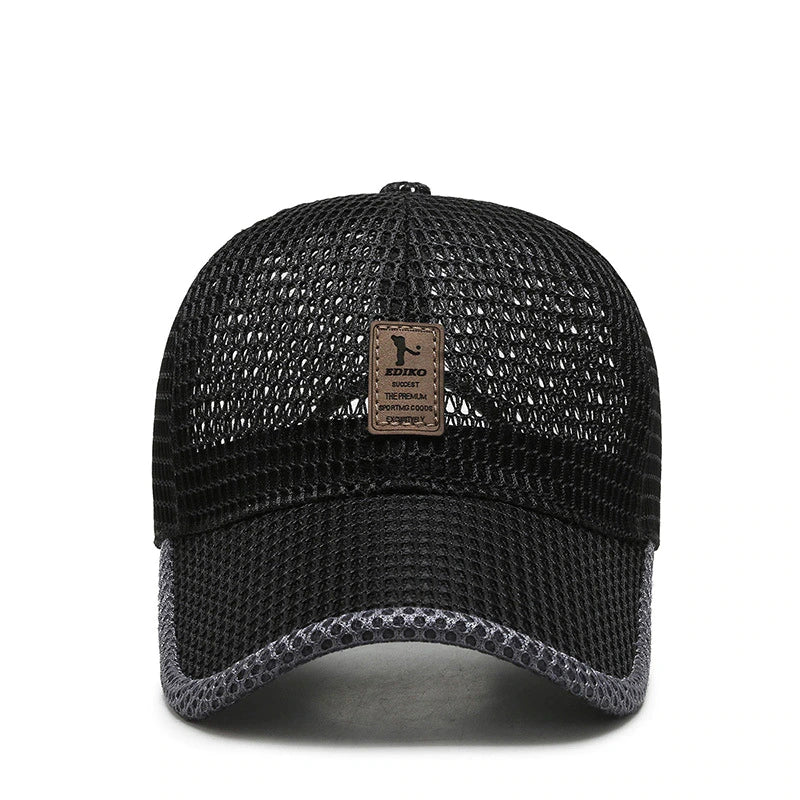 Luchtige Zomer Pet Mesh Verstelbaar Snapback Sportcap met Ademend Gaas