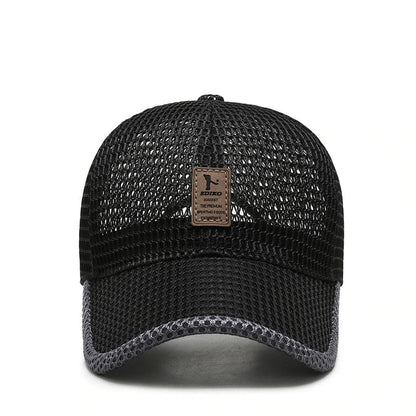 Luchtige Zomer Pet Mesh Verstelbaar Snapback Sportcap met Ademend Gaas