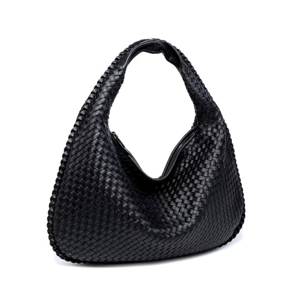 Luxe Handtas Geweven Stof Elegant Design voor Dagelijks Gebruik