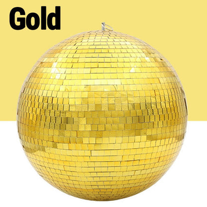 Grote Roterende Spiegel Disco Bal Met Motor Optie Voor Feest, DJ En Podiumverlichting 10–30CM