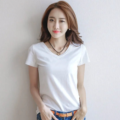 Vrouwen T-shirt Katoen Zomer Chic