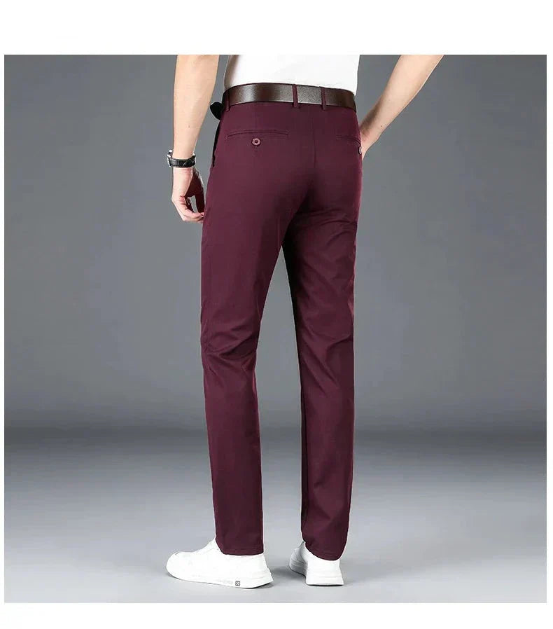 Chino Broek Heren Slim Fit Maatwerk Stof