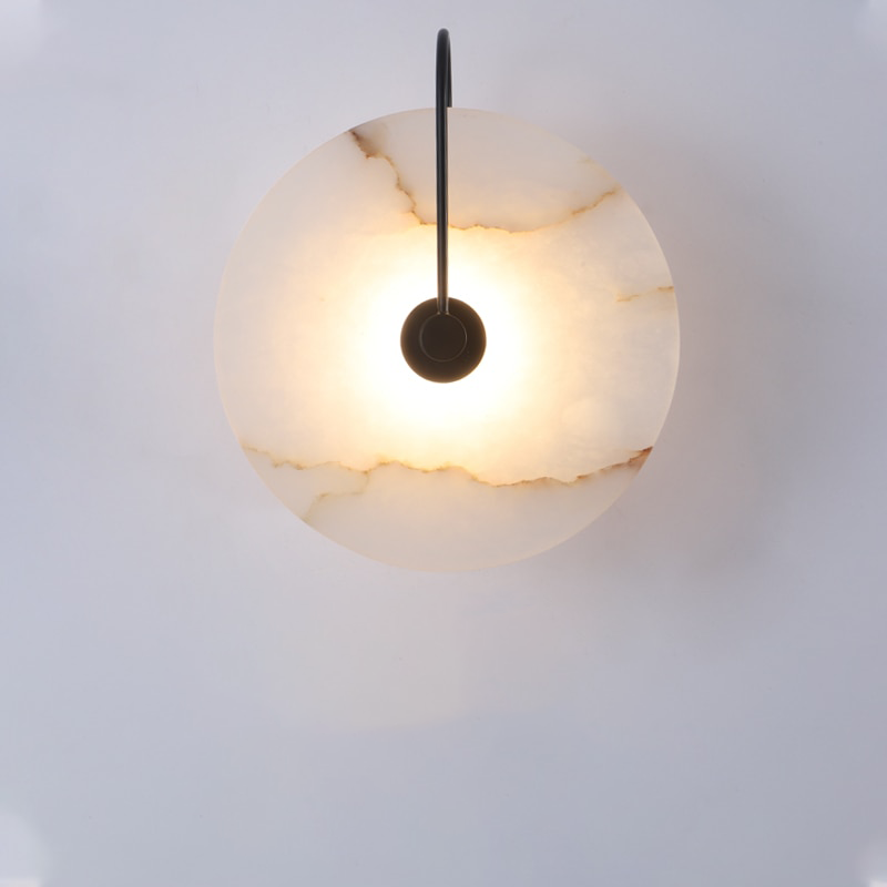 Moderne Marmeren Wandlamp met LED-verlichting – Stijlvolle Binnenverlichting voor Hal & Woonkamer
