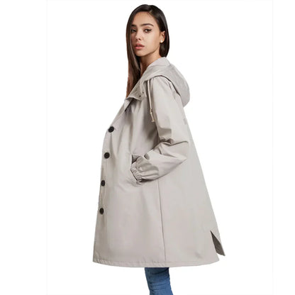 Waterdichte Windbreaker met Kapuchon Regenjas