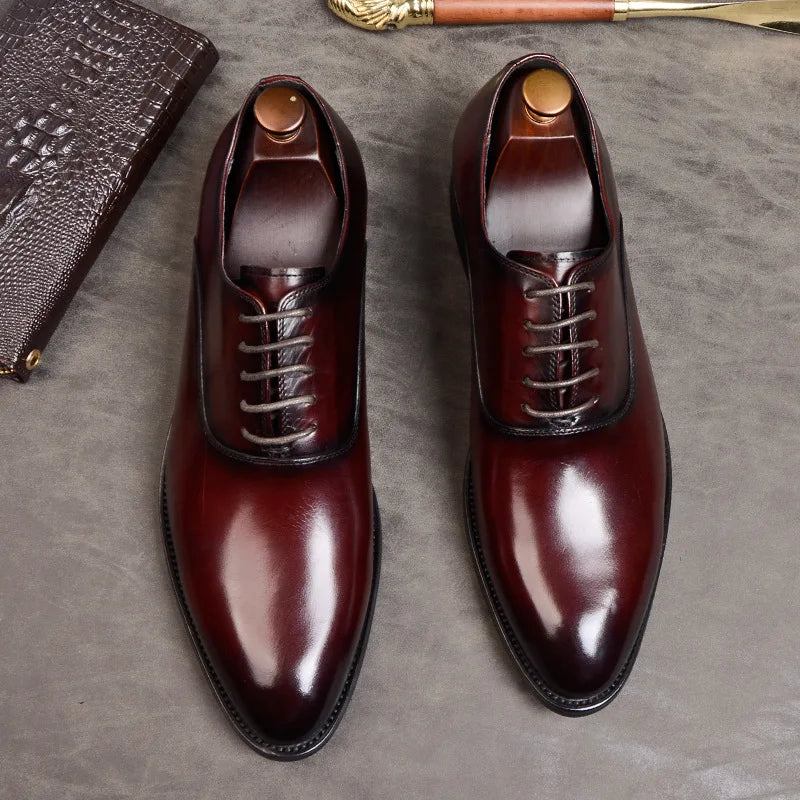 Elegante Lederen Schoenen voor Mannen - StudioMarella
