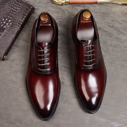 Elegante Lederen Schoenen voor Mannen - StudioMarella