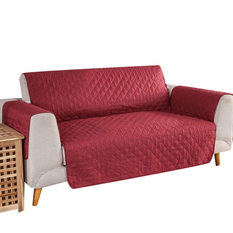Waterafstotende anti-slip sofa hoes voor bankbescherming tegen vlekken, huisdieren en slijtage