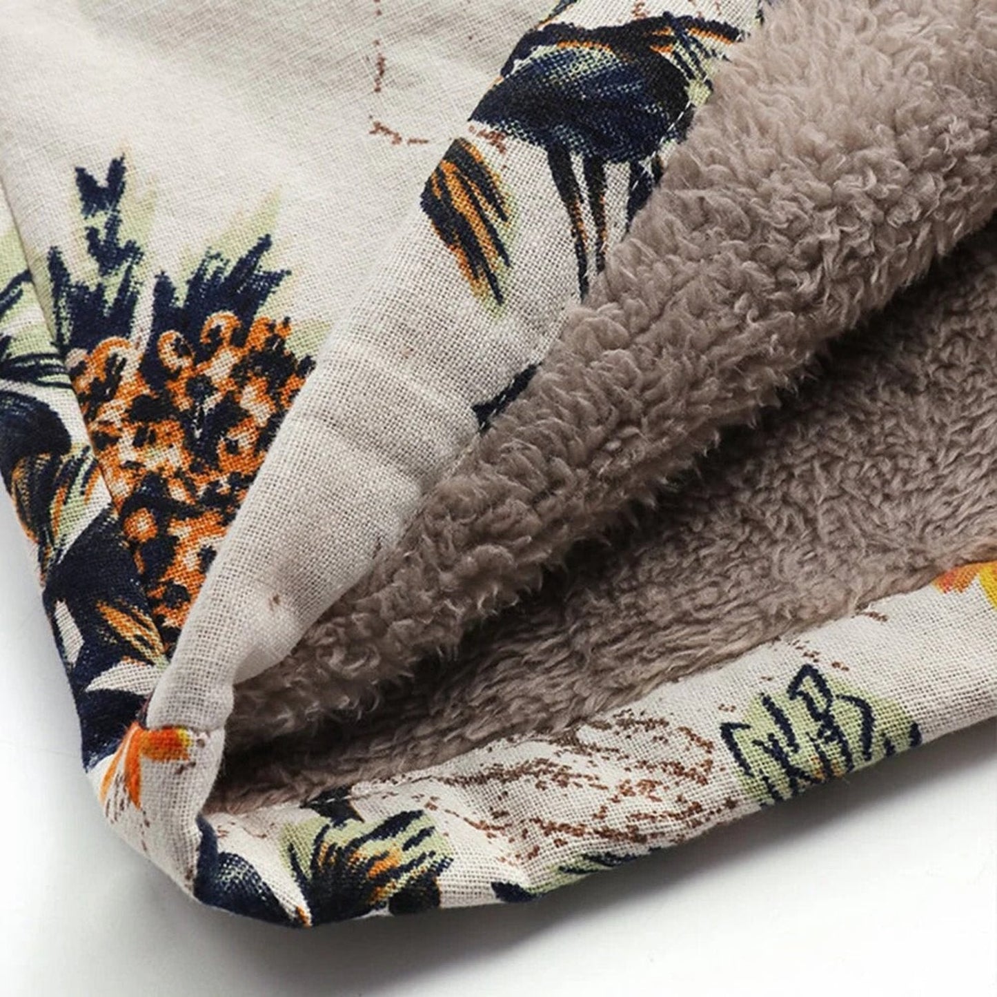 Damesjas Bloemenprint Warm en Comfortabel voor Herfst/Winter
