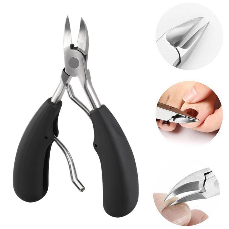 Professionele Teennagel Schaar RVS voor Dikke Nagels Gebogen Mesjes Ergonomische Antislip Grip Nauwkeurige Voetverzorging Hygienisch Duurzaam