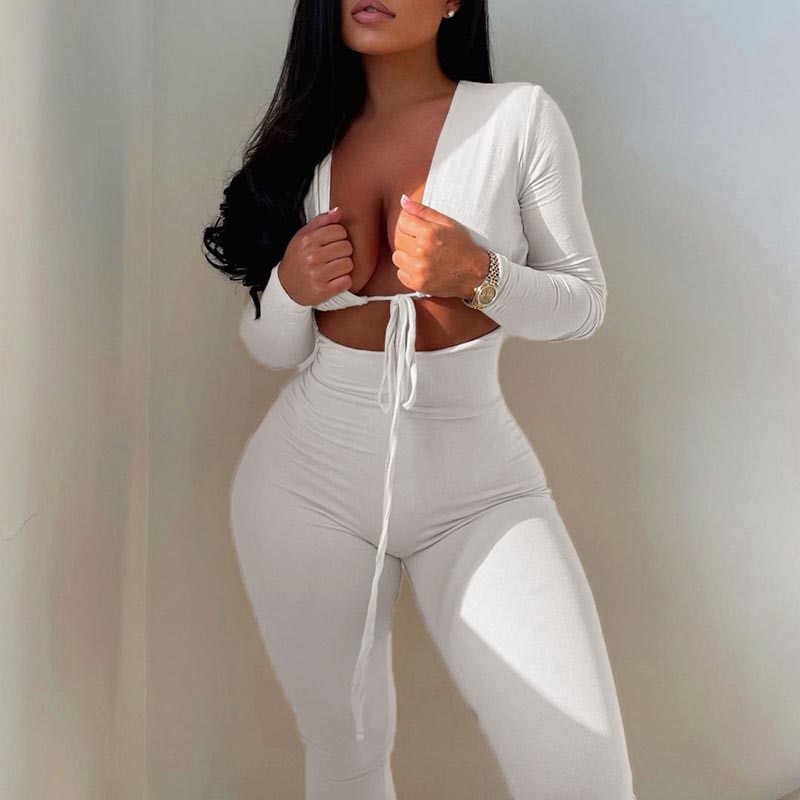 Zomerjurk Jumpsuit Cut Out Dame jurk