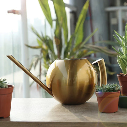 Minimalistische Plantengieter Ø 29 cm Roestvrij Staal voor Interieurplanten 1500 ml
