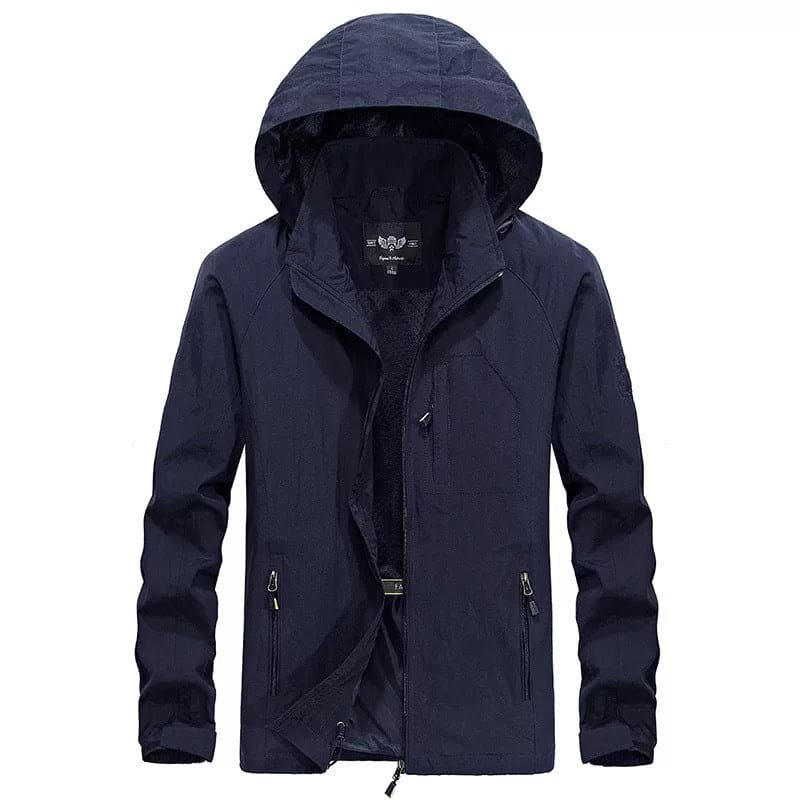 Herenjas Waterdicht met Capuchon Casual Stijl