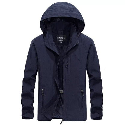 Herenjas Waterdicht met Capuchon Casual Stijl